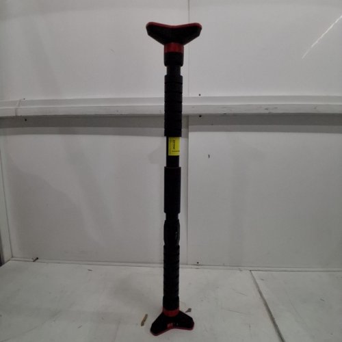 DOORWAY PULL-UP BAR WITH NO SCREW INSTALLATION AND LEVEL - 27" - 42" - 440LBS MAX - RED/BLACK (MODEL:BY-POU-09V35ODY) image 2