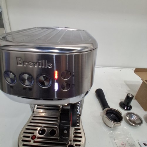 BREVILLE THE BAMBINO PLUS COMPACT CAFE QUALITY ESPRESSO MACHINE - STAINLESS STEEL - (BES500BSS) image 2