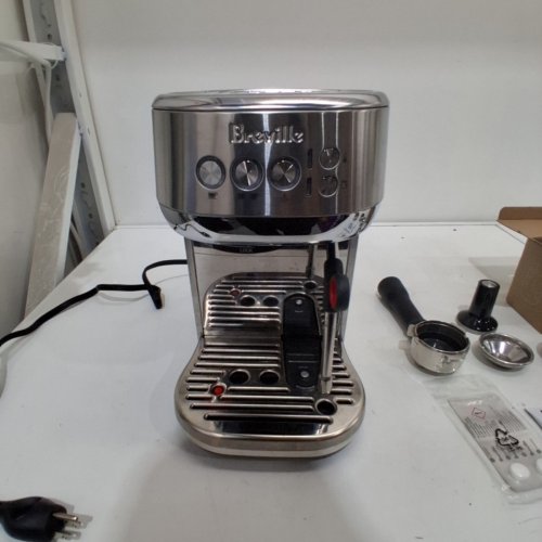 BREVILLE THE BAMBINO PLUS COMPACT CAFE QUALITY ESPRESSO MACHINE - STAINLESS STEEL - (BES500BSS) image 3