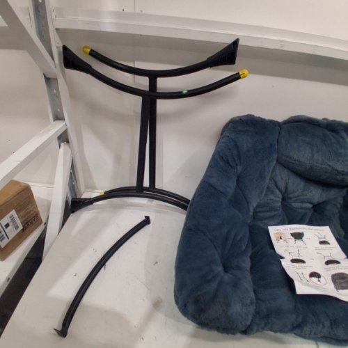 2PC TIITA LAZY CHAIR WITH OTTOMAN - TEAL image 3