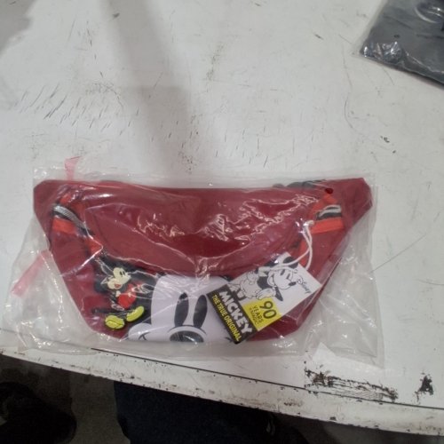LIMITED EDITION ANELLO DISNEY MICKEY MOUSE CELEBRATING 90 YEARS WAIST/FANNY PACK -13.5" - RED image 2