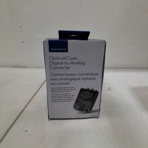 INSIGNIA OPTICAL/COAX DIGITAL-TO-ANALOG AUDIO CONVERTER - 5 V, 600MA - BLACK (MODEL: NS-HZ313-C) image 6