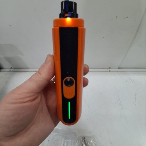 2PC NAIGRINS ELECTRIC PET NAIL GRINDER & CLIPPERS - ORANGE/BLACK (MODEL: NG-P009) image 2