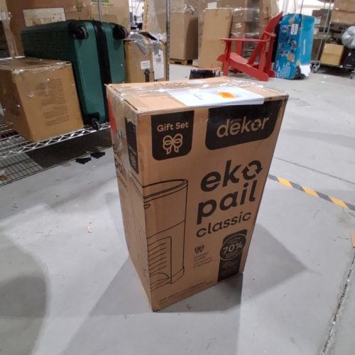 DEKOR EKO DIAPER PAIL AND REFILL BAGS CLASSIC GIFT SET - 15L - WHITE (MODEL: 2-11221) image 4