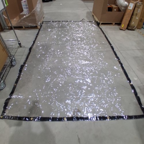 UCINNOVATE OUTDOOR/MULTI PURPOSE TARP - 8FT X 10FT - CLEAR image 2