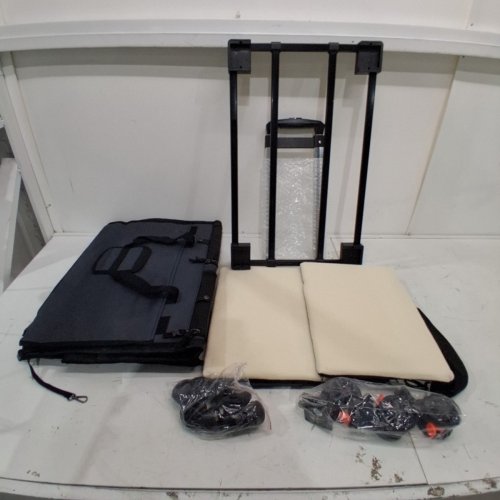 GROXKOX SOFT-SIDED PET CARRIER WITH DIVIDER - 11" X 14.5FT - BLUE/BLACK image 2