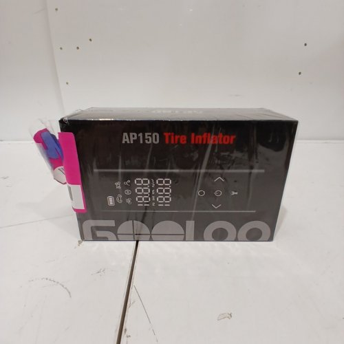 GOOLOO AP150 TIRE INFLATOR PORTABLE AIR COMPRESSOR, 3X FASTER 150PSI CORDLESS AIR PUMP WITH AUTO-SHUTOFF - BIKES, CAR TIRES, MULTI USE - BLACK (MODEL: A12-3) image 3