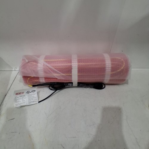 HEATIT WARMMAT ELECTRIC RADIANT SELF-ADHESIVE FLOOR HEAT HEATING SYSTEM - 60SQFT - 120V - 720W - ORANGE (MODEL: WARMMAT-120-060) image 2