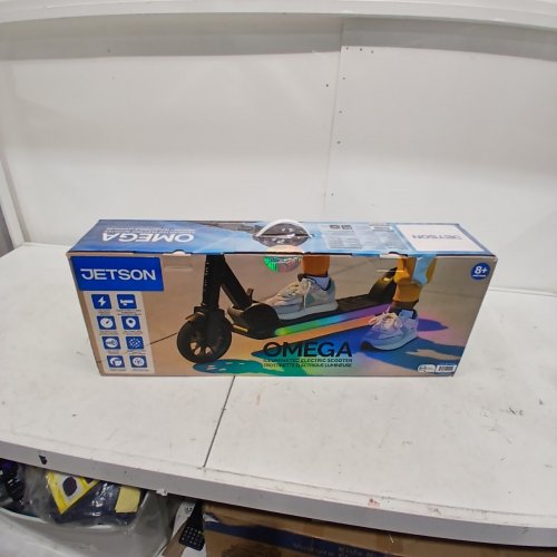 KIDS JETSON OMEGA ILLUMINATED ELECTRIC SCOOTER - 8KM RANGE - 16KM/H - BLACK (MODEL: 1747518) image 12