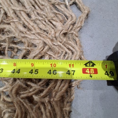MULTI-PURPOSE BURLAP NATURAL JUTE NETTING - 4FTX14FT image 2