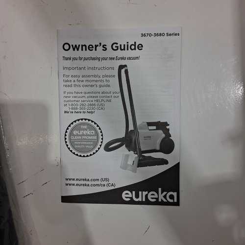 EUREKA MIGHTY MITE CORDED CANISTER VACUUM CLEANER - BLUE (MODEL: 3670H image 4