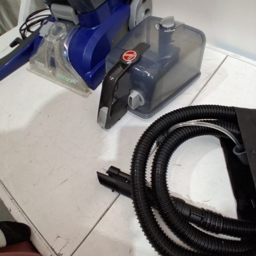 HOOVER AUTOMATIC UPRIGHT SMARTWASH+ WET CARPET CLEANER WITH INTELLISENSE PUSH-FORWARD - 8FT HOSE - WHITE/BLUE (MODEL: FH52007VCD) image 8