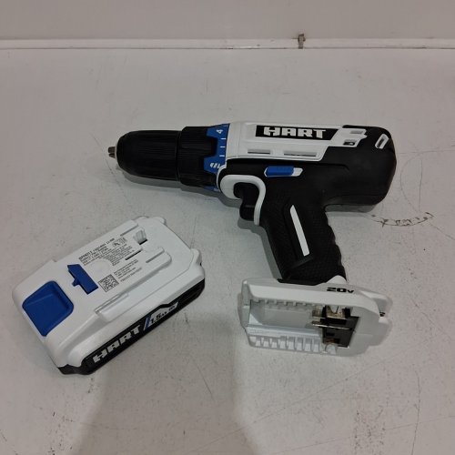HART CORDLESS 1/2" DRILL/DRIVER WITH 20V/1.5AH LITHIUM ION BATTERY (MODEL: HPDD01/BPH011) image 4
