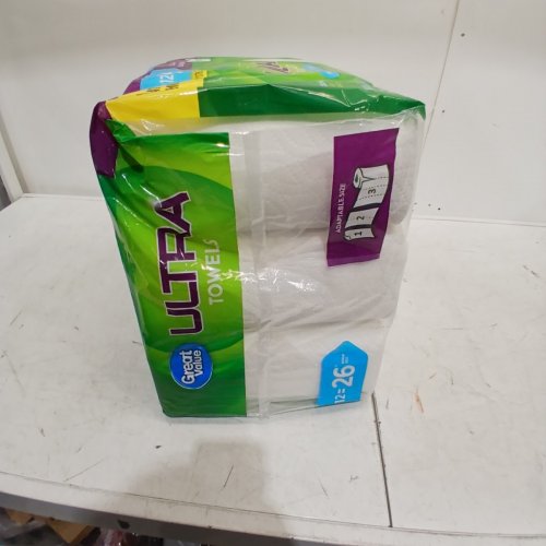 12PK GREAT VALUE ULTRA PAPER TOWELS - 1176 SHEETS - WHITE image 4