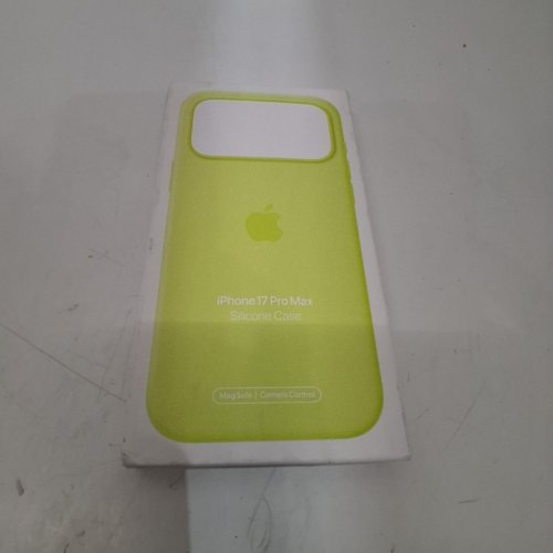 APPLE SILICONE CASE WITH MAGSAFE FOR IPHONE 17 PRO MAX - NEON YELLOW (MODEL: A3560) image 4