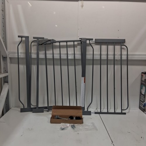 REGALO EASY STEP EXTRA WIDE BABY GATE - 29"- 49" X 30" - GREY (MODEL: 1164 EP DS) image 2