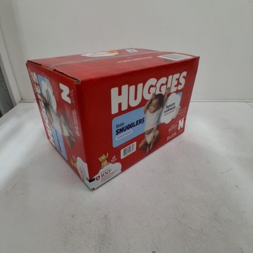 84PK HUGGIES LITTLE SNUGGLERS DISPOSABLE BABY DIAPERS - NEWBORN - DISNEY WINNIE THE POOH image 2