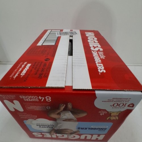 84PK HUGGIES LITTLE SNUGGLERS DISPOSABLE BABY DIAPERS - NEWBORN - DISNEY WINNIE THE POOH image 4