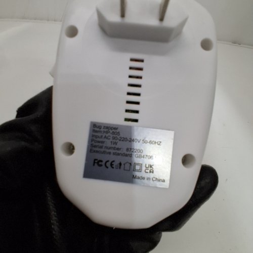 2PK MOSKILA BUG ZAPPER - 1W - BLUE/WHITE (MODEL: HP-805) image 3