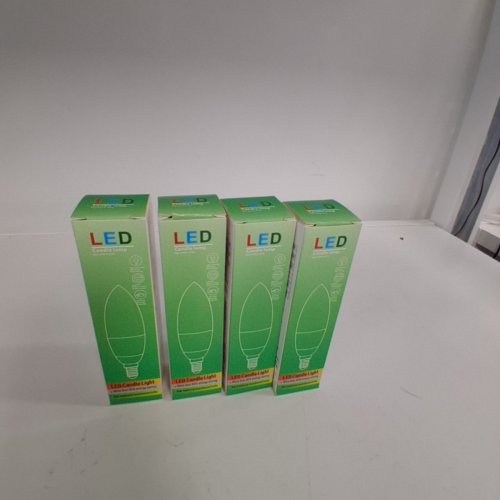 4 LED CANDLE LIGHT BULBS - 12W - E14 image 2