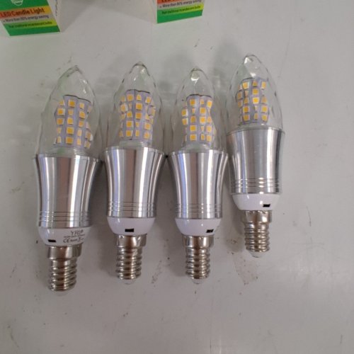 4 LED CANDLE LIGHT BULBS - 12W - E14 image 3