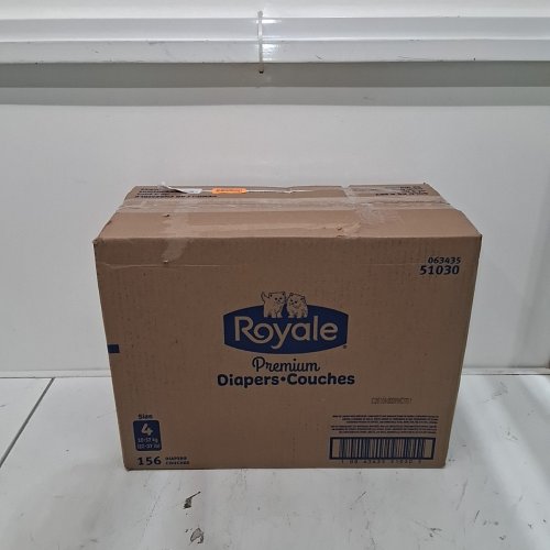 156PK ROYALE PREMIUM DIAPERS - SIZE 4 (22-37LB) - WHITE (MODEL: 51030) image 2