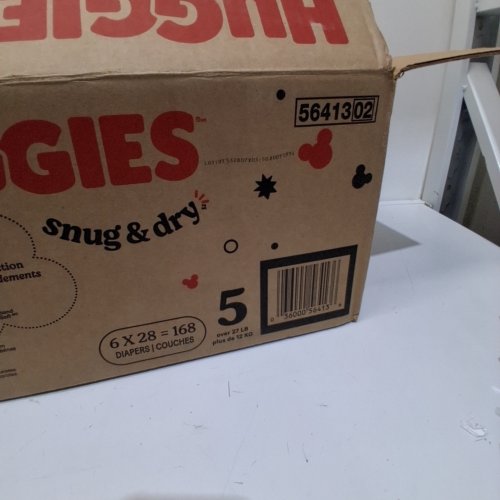 X5 HUGGIES LITTLE SNUGGLERS BABY DIAPERS SIZE 3 - 16-28 LBS - (TOTAL 140) image 2