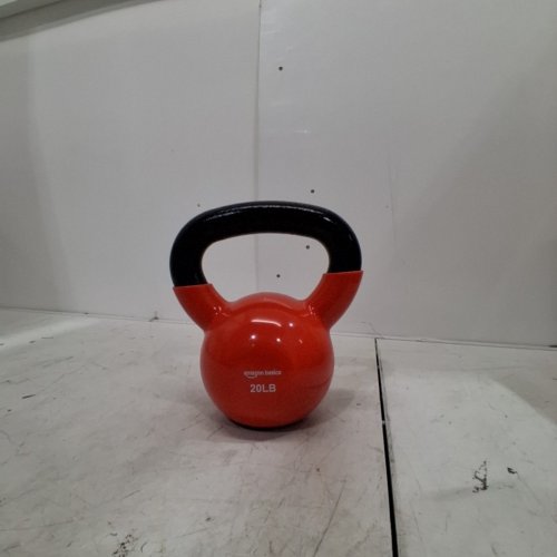 AMAZONBASICS VINYL COATED CAST IRON KETTLEBELL WEIGHT - 20LB image 2