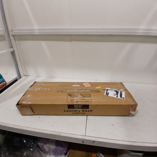 ULIF 3 TIER LAUNDRY ROOM STORAGE - 31" X 19" X 77" - BLACK (MODEL: UHK0133) image 5