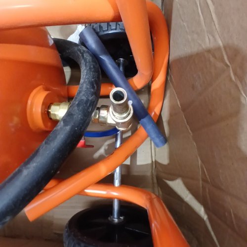 PORTABLE ABRASIVE BLASTING TANKABLE ABRASIVE BLASTING TANK, AIR SAND BLASTING KIT WITH 4 CERAMIC NOZZLES AND OIL-WATER SEPARATOR FOR PAINT, STAIN, RUST REMOVAL - 60-110PSI - 5GAL - ORANGE (MODEL: FF-Q901) image 4