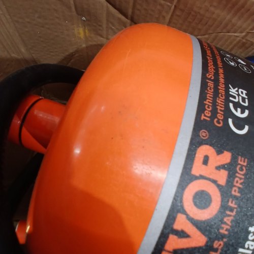 PORTABLE ABRASIVE BLASTING TANKABLE ABRASIVE BLASTING TANK, AIR SAND BLASTING KIT WITH 4 CERAMIC NOZZLES AND OIL-WATER SEPARATOR FOR PAINT, STAIN, RUST REMOVAL - 60-110PSI - 5GAL - ORANGE (MODEL: FF-Q901) image 5