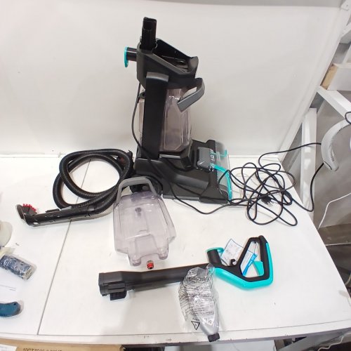 BISSELL POWER CLEAN PET XL UPRIGHT VACUUM AND CARPET CLEANER - BLACK/BLUE (MODEL: 3748C) image 5