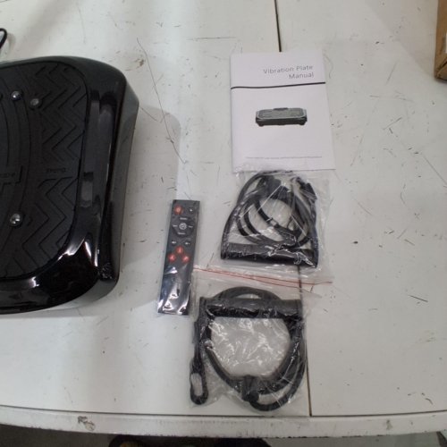 TAEVNO VIBRATION PLATE EXERCISE MACHINE - 23" X 15" - BLACK image 4