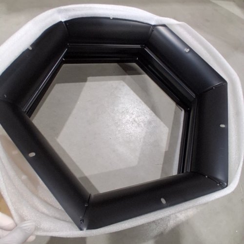 YAHEETECH HEX SHAPED FIRE BOWL - 24''- BLACK (MODEL: 592751) image 5