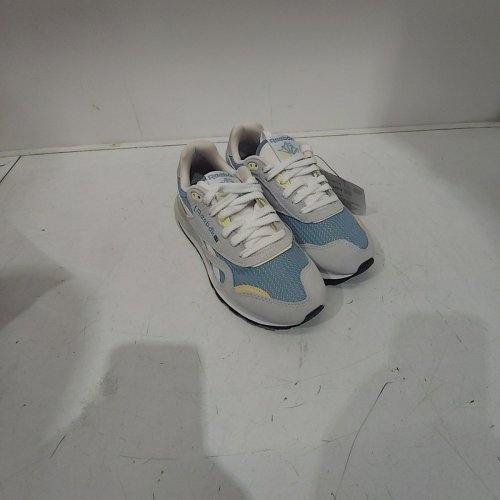 WOMEN'S REEBOK CLASSIC NYLON 89 RUNNING SHOES - 6 - MOON / LEISURE BLUE / GREY image 3