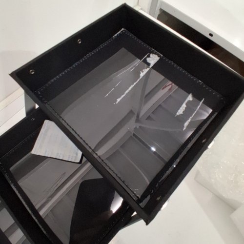 2-TIER VER BEAUTY PROFESSIONAL COSMETIC TRAIN CASE WITH TWO BRUSH HOLDER - BLACK CRYSTAL (MODEL: VP002-42) image 4