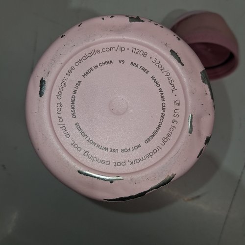 OWALA FREESIP INSULATED STAINLESS STEEL WATER BOTTLE - 32 OZ - PINK (MODEL: 1855988) image 2