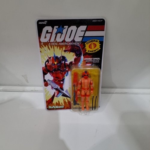 SUPER7 G.I. JOE HYDRO-VIPER ACTION FIGURE - ORANGE image 2