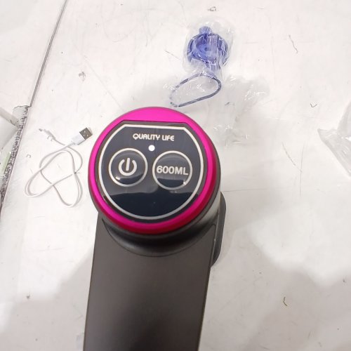 ELECTRIC USB RECHEARGEABLE WATER DESPENSER PUMP - PINK, GREY image 2