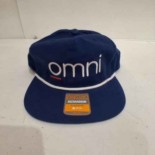 UNISEX RICHARDSON OMNI EMBROIDERED ROPE BASEBALL CAP - UPF50+ - ONE SIZE fits most  - NAVY WHITE image 2