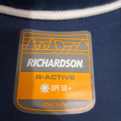 UNISEX RICHARDSON OMNI EMBROIDERED ROPE BASEBALL CAP - UPF50+ - ONE SIZE fits most  - NAVY WHITE image 4