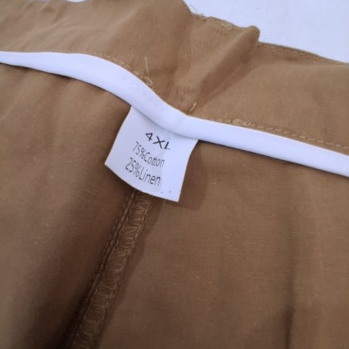 MEN'S CARGO SHORTS WORK PANTS LIGHTWEIGHT COMFORTABLE - 4XL - BEIGE/TAN image 2