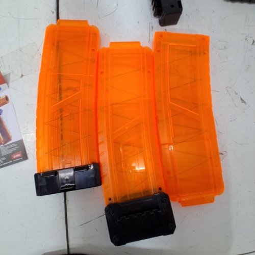 XSHOT INSANITY MOTORIZED CLIP DART BLASTER - UP TO 98FT AWAY - BLUE/ORANGE (MODEL: 36797) image 3