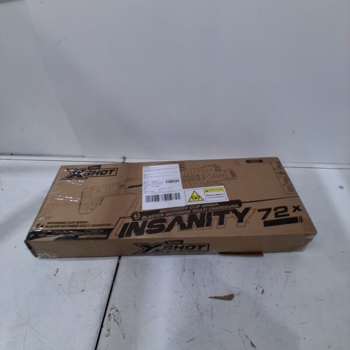 XSHOT INSANITY MOTORIZED CLIP DART BLASTER - UP TO 98FT AWAY - BLUE/ORANGE (MODEL: 36797) image 4