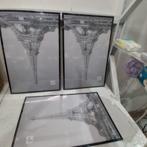 3PK UPSIMPLES PICTURE FRAMES - 24" X 16" - BLACK image 2