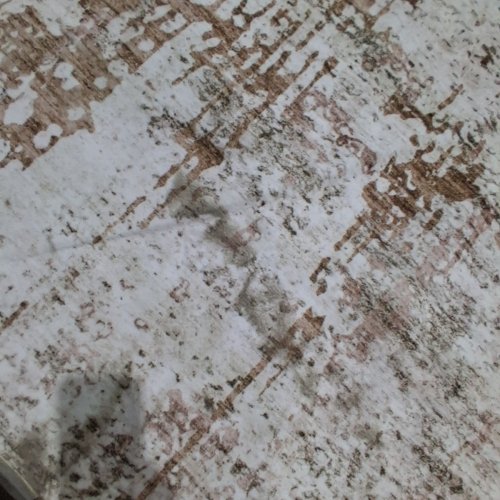 ABSTRACT WASHABLE AREA RUG 10FT X 12FT - IVORY, BROWN, AND GRAY image 3