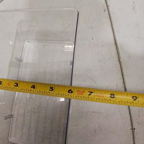 4PK SIMPLY TIDY CLEAR STORAGE BINS WITH DIVIDERS - 10" X 6" X 4" - CLEAR image 6