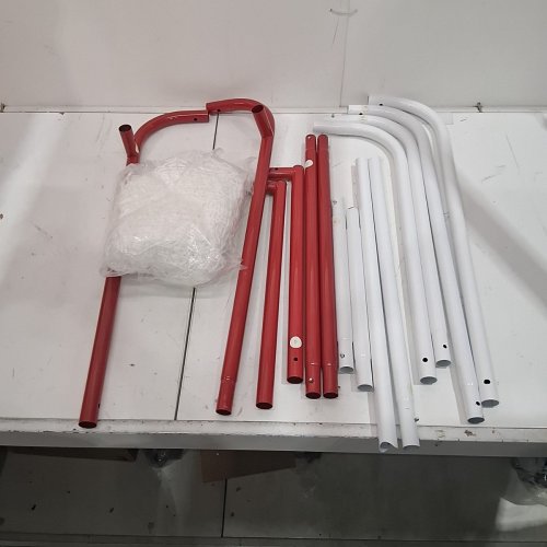 ROAD WARRIOR TOP SHELF STREET HOCKEY GOAL, 54"- RED/WHITE image 4