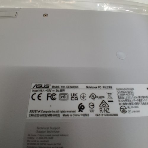 ASUS 14" CHROMEBOOK CHROME OS LAPTOP - 4GB RAM, 64GB EMMC (MODEL: CX1400CKA-DH02-CB) image 12