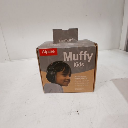 KIDS ALPINE MUFFY NOISE CANCELLING EARMUFFS - 22DB - 3-16 YEARS OLD - BLACK/GREY image 2